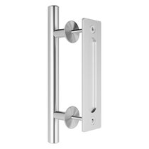 Stainless Steel Barn Door Hardware You'll Love in 2023 - Wayfair